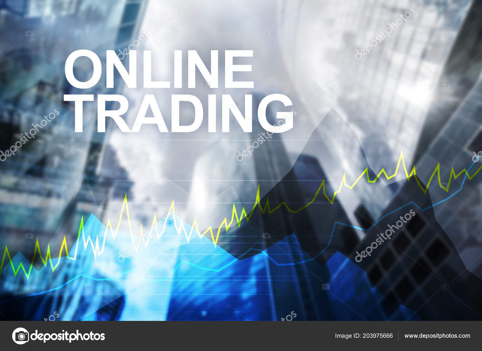 Online Trading Forex Investment Financial Market Concept Stock - 